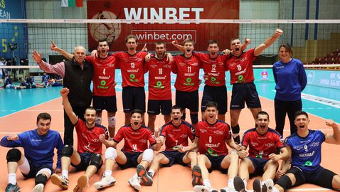 Черно море (Варна) триумфира с първата Купа на България във Висшата лига 🏐🏆