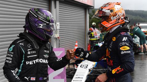  Ръсел: За Верстапен щеше да е рисково, в случай че беше станал съотборник с Люис 