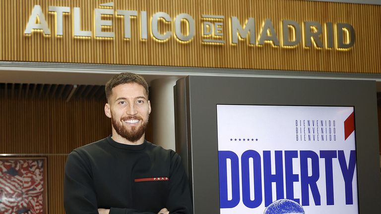 Атлетико Мадрид официално подписа със защитника Мат Дохърти Ирландският национал