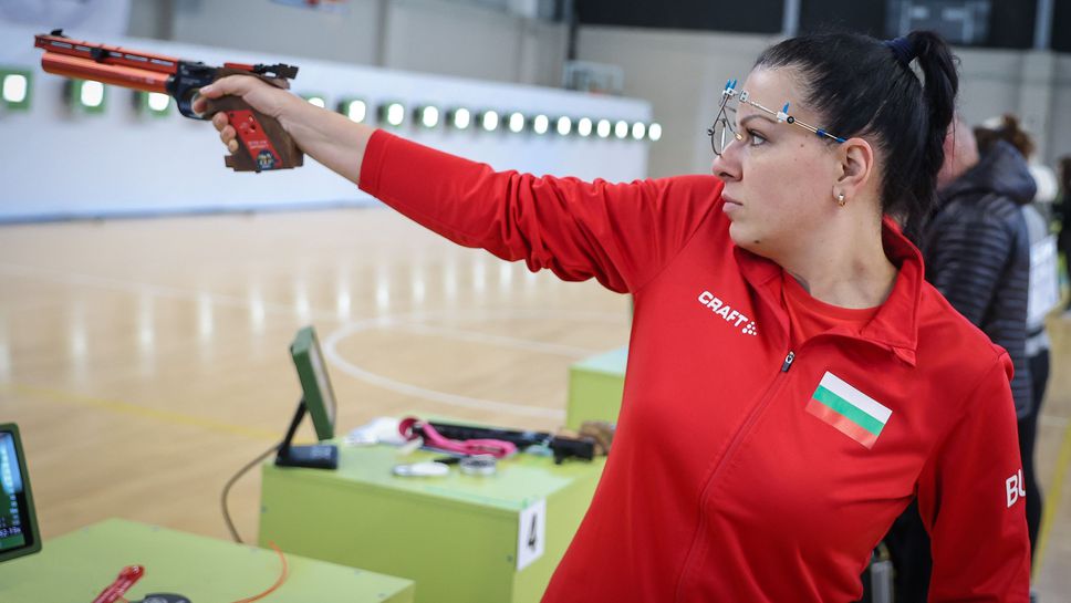 Трети бронз за Антоанета Костадинова на Европейското по спортна стрелба в Ереван