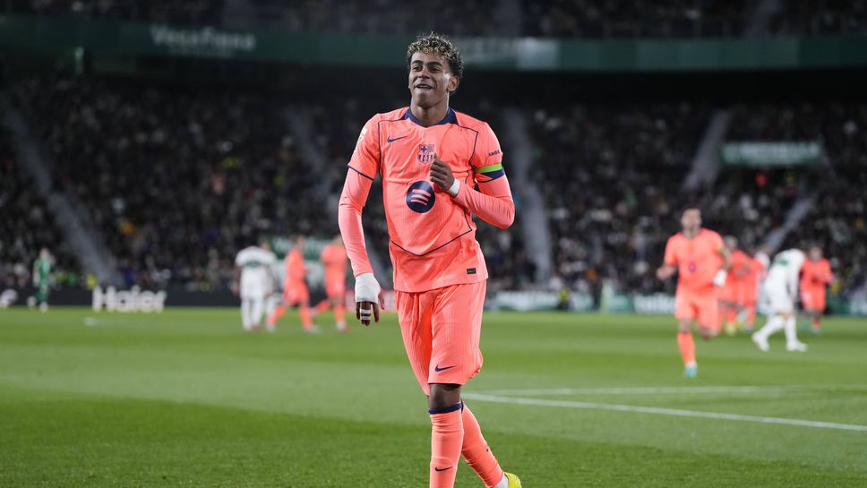 Елче 1:3 Барселона, гол на Рашфорд