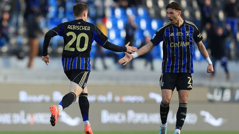 Българският национал Росен Божинов дебютира като титуляр за Пиза и