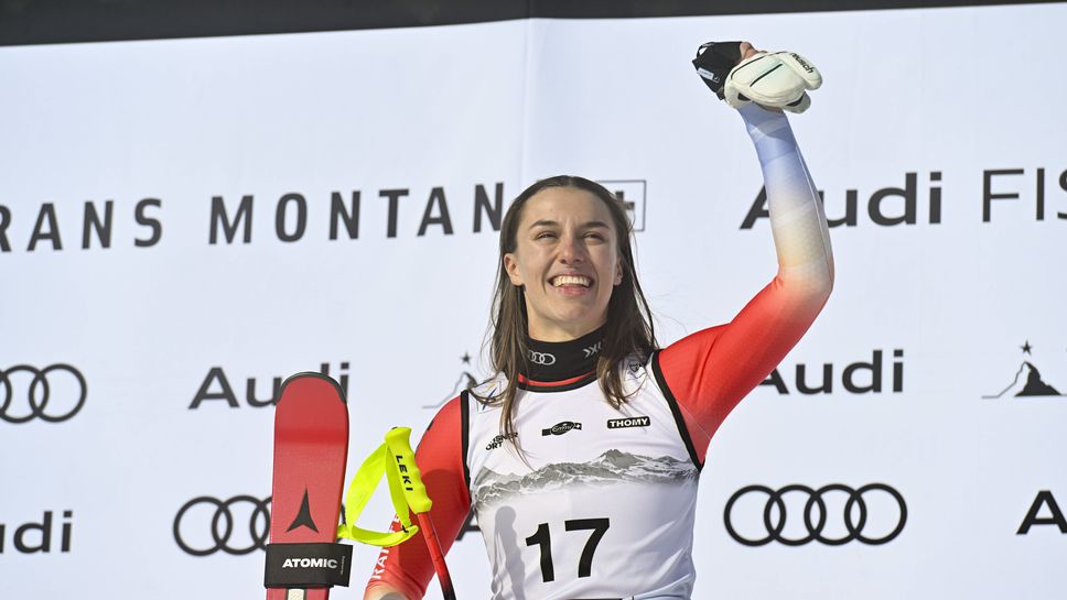 Швейцарката Малори Блан изненадващо триумфира в супергигантския слалом при жените