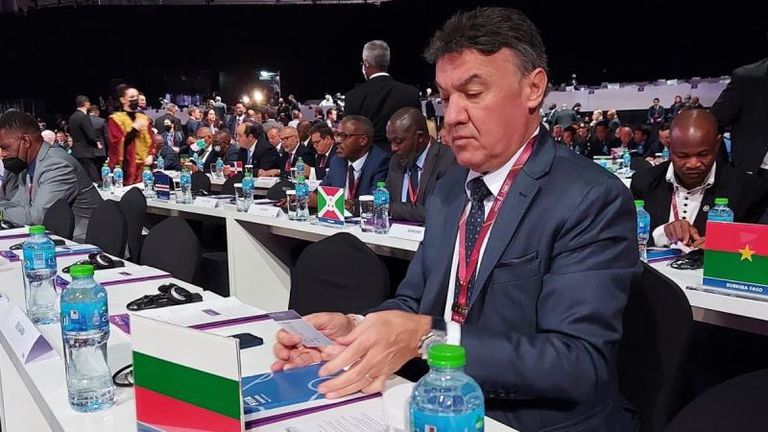  Борислав Михайлов взе участие в Конгреса на ФИФА 