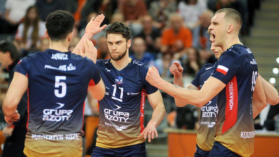 ЗАКСА удари тежко Ястрежебски Венгел в първия полски полуфинал на Шампионската лига 🏐