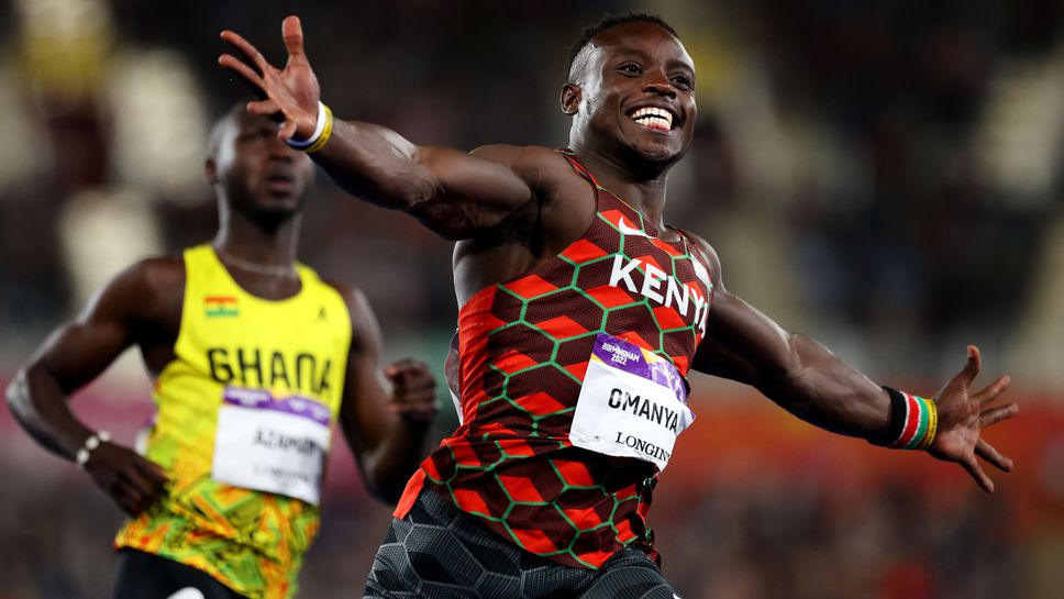 Оманяла срещу Тебого на 100 метра в Найроби