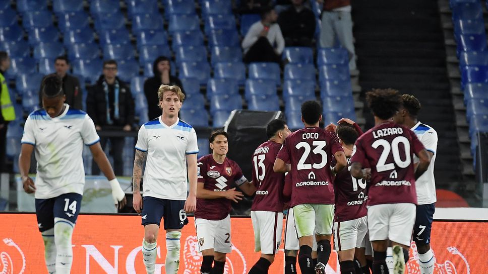 Лацио и Торино затвориха 30 ия кръг в Серия А с