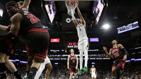 Виктор Уембаняма записа най-бързия "дабъл-дабъл" в историята на НБА