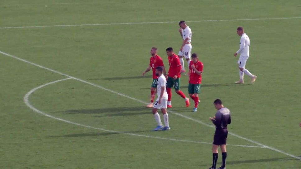 Здравко Димитров елегантно прехвърли Георги Петков и България U21 поведе отново срещу Славия