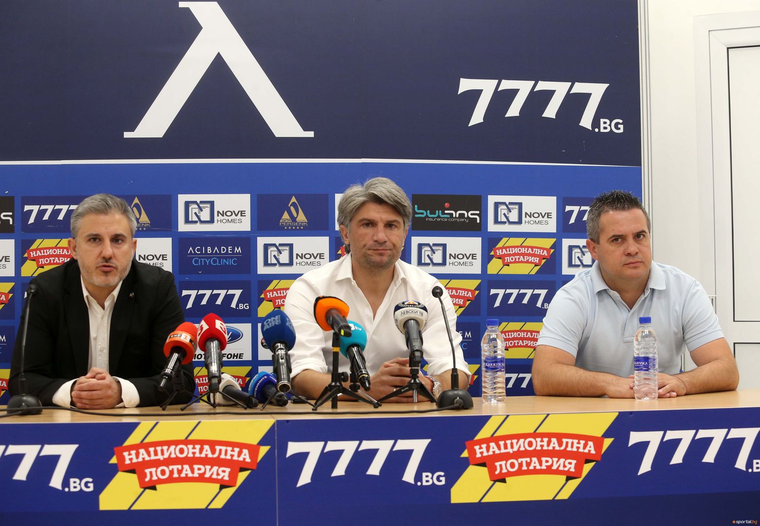 Павел Колев представя официално новия спортен директор на Левски Ивайло Петков