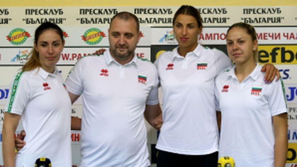 Пресконференция на женският национален отбор по волейбол