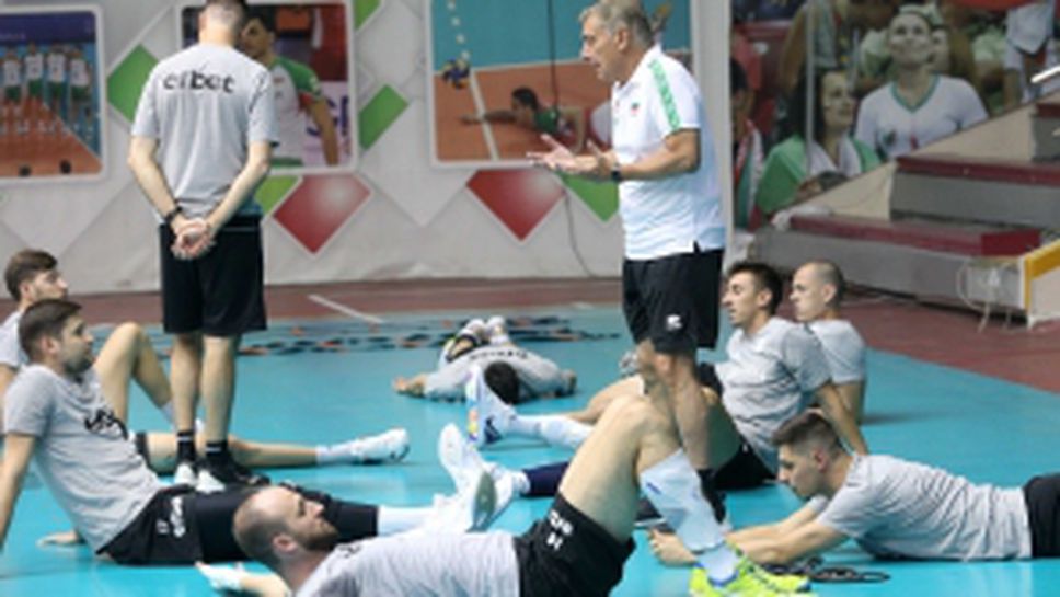 Интервюта и открита тренировка на волейнационалите