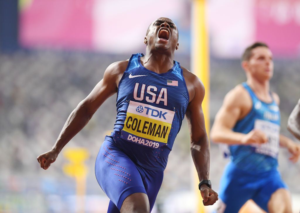 Крисчън Коулман е новият крал на 100 метра, Гатлин със сребро на Световното