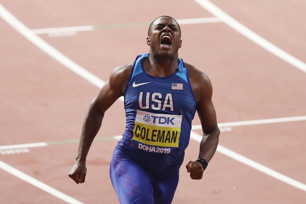 Крисчън Коулман е новият крал на 100 метра, Гатлин със сребро на Световното