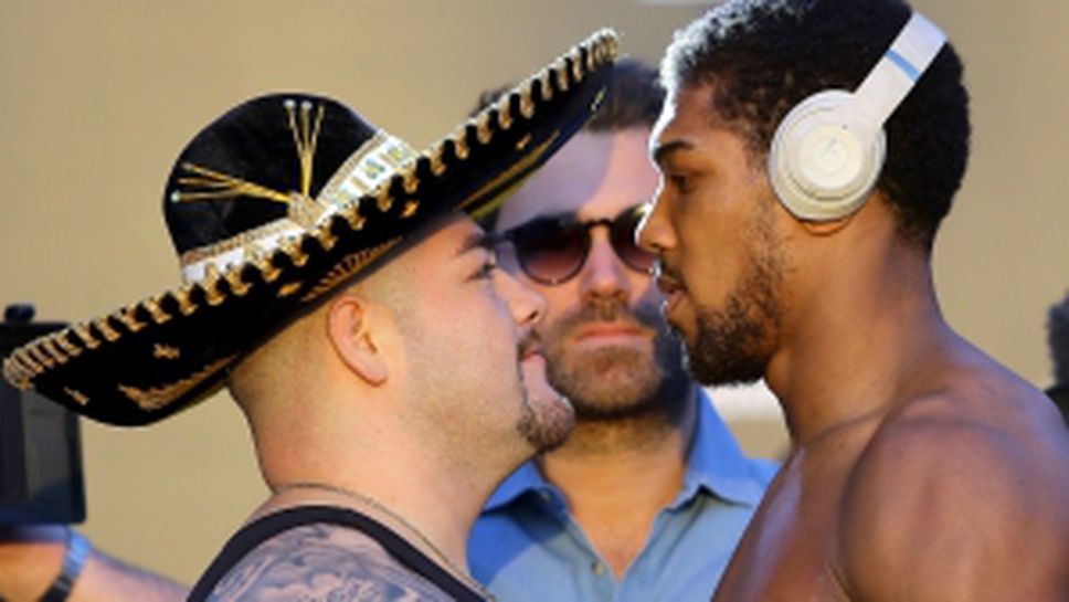 Официален кантар преди реванша Анди Руис - Антъни Джошуа