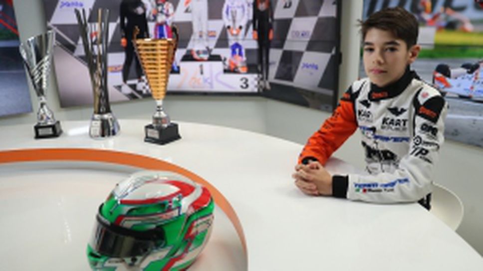 Пилотът Никола Цолов гостува на Спортал след победата в световните картинг серии
