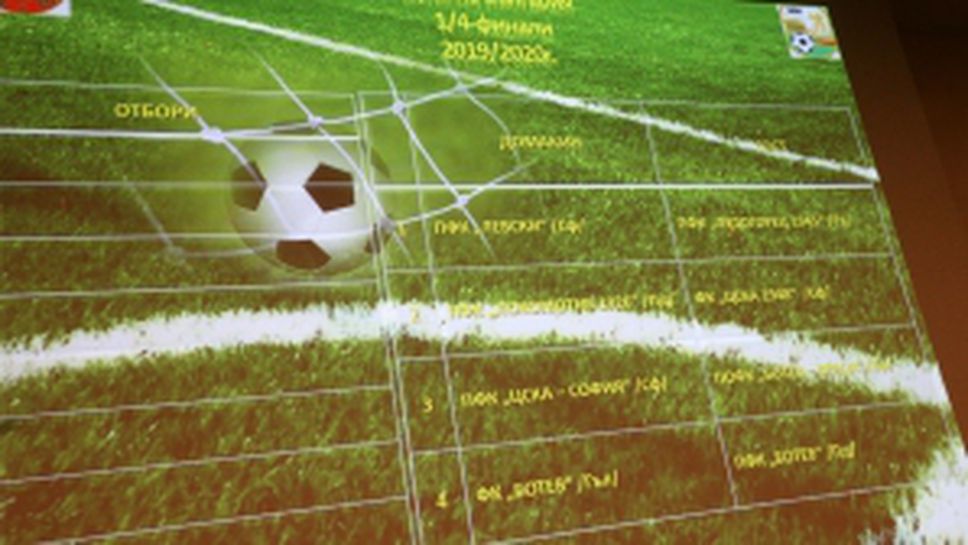 Жребият за Купата на България