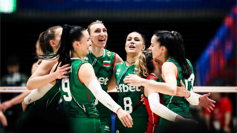 Волейболистките от националния отбор на България излизат срещу Доминиканската република