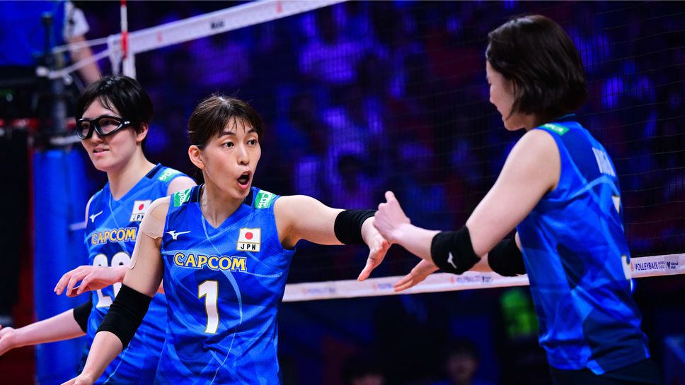 Япония срази Китай в дербито на Азия във VNL