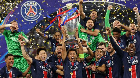  Пари Сен Жермен стигна европейския връх с рекорден резултат 