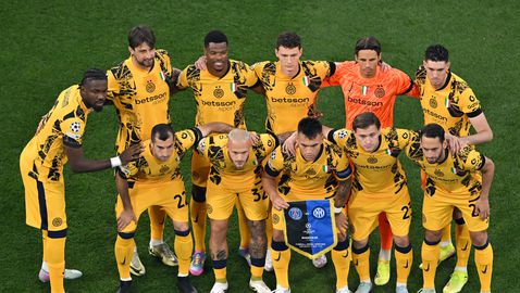  Кошмарното първо полувреме на Интер влезе в историята 