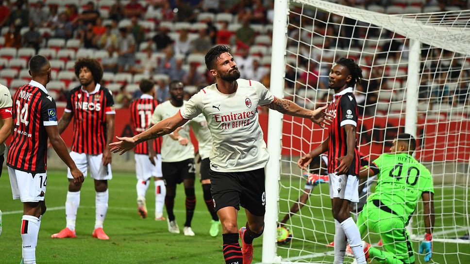Оливие Жиру дебютира с гол за Милан