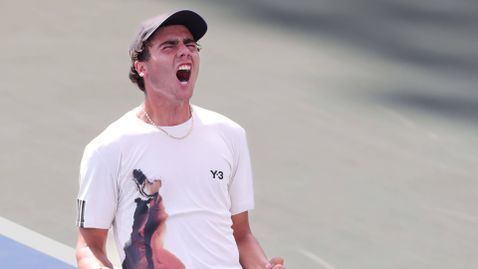 Иван Иванов тренира с трикратен шампион от Големия шлем