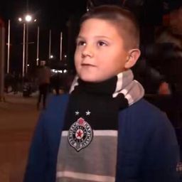 Analiza klinca koji navija za Partizan oduševila Srbiju: Mali Vuk "sve pogodio" pre meča sa Efesom /VIDEO/