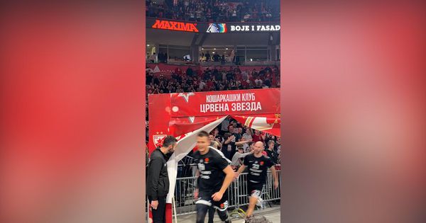 "Paklen" doček za igrače Partizana