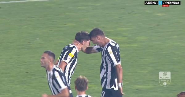 Vukotić prelepim golom preko živog zida spasio Partizan blamaže u završnici meča!