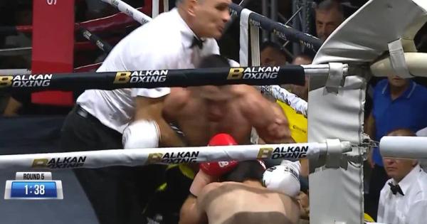 Ovakav prekid se retko viđa u boksu, sudija spasio Zelinčevića od brutalne serije Gurdijeljca: Spektakl u Tutinu! /VIDEO/