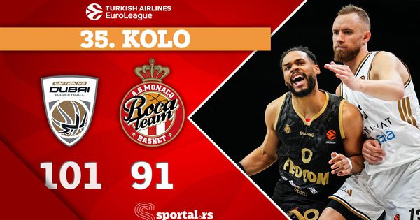 Ovako je Dubai savladao Monako i umešao se u borbu za plej-in