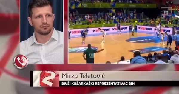 Cela Bosna plače od uključenja Teletovića i govora o Edinu Avdiću: Volimo te, brate, ljubi te tvoj Mirza /VIDEO/