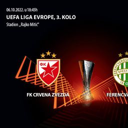 Gde gledati Crvena zvezda - Ferencvaroš: Evo kako možete pratiti meč crveno-belih u Ligi Evrope