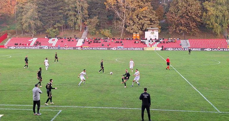 Detalj sa utakmice šesnaestine finala Kupa Srbije Jedinstvo Ub - Čukarički