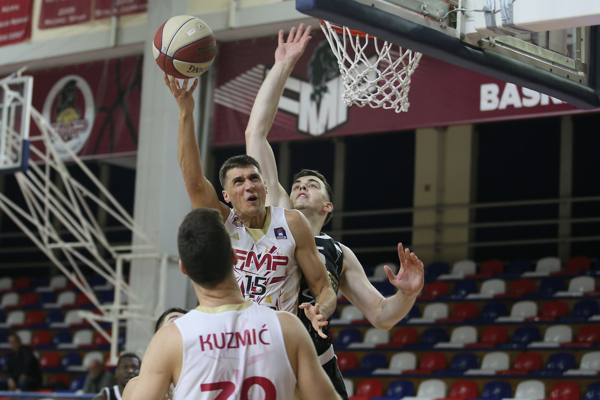 Detalj sa meča KK FMP - KK Partizan, ABA liga