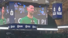 Novak Đoković posle meča protiv Alehandra Tabila (Foto: Printscreen TV Arena tenis)