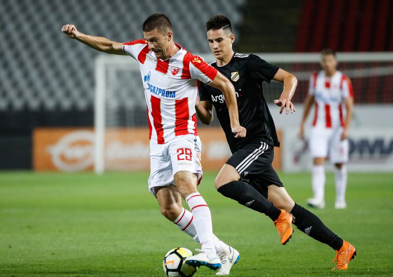 Dušan Jovančić i Slobodan Tedić na utakmici Superlige Srbije Crvena zvezda - Čukarički 2018. godine