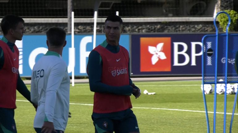 Ronaldo trenira sa saigračima pred trening sa Hrvatskom