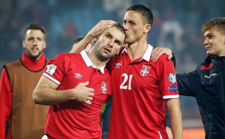 Nemanja Matić i Branislav Ivanović u dresu Srbije/Foto: Starsport