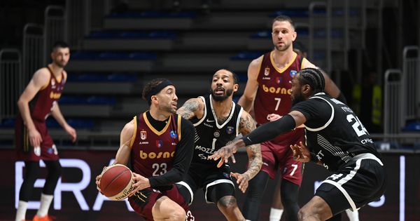 PARTIZAN – BOSNA Tanko prvo poluvreme crno-belih: Kalates i Braun probudili ekipu u pravom trenutku! /VIDEO/