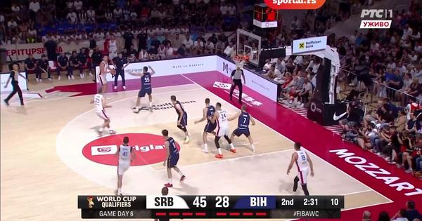 Rapsodija u Pioniru: Srbija otišla na +19 novom trojkom Nikole Jokića!