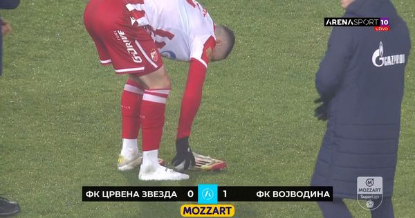 Fudbaleri Zvezde besni posle Vojvodine: Duarte "divljao", pa bacio kopačku nakon poraza na Marakani
