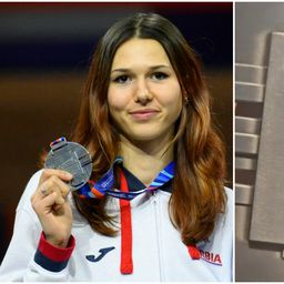 Angelina Topić pokazala evropsko srebro: Pogledajte šta piše na medalji