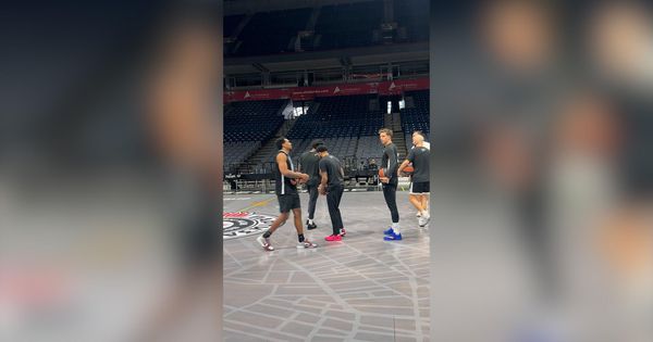 Zavirite na trening Partizana pred Žalgiris: Evo ko ne maši sa pola terena!