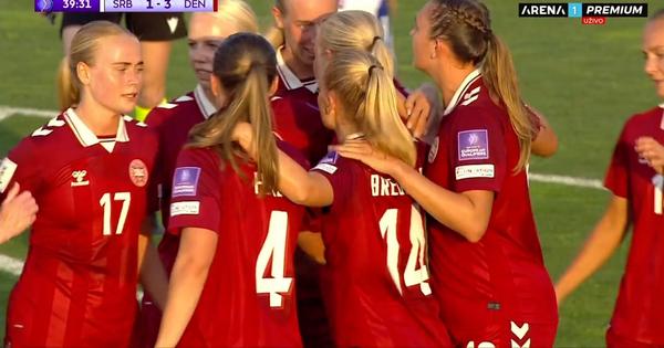 Harder sa penala dala treći gol za Dansku, Milica Kostić nemoćna!
