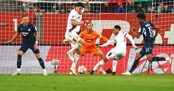 Goleada u prvom poluvremenu, pa zatišje do kraja: Augsburg imao penal u finišu utakmice, ali Hofenhajm preživeo!