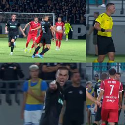 Zbog ovoga je poništen gol Partizanu: Stanojević se zaleteo na sudiju, Natho besneo, pričaće se danima o jednoj odluci /VIDEO/