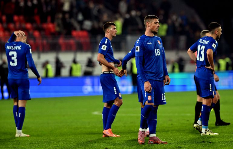 Andrej Ilić, Detalj sa meča Srbija - Albanija fudbal kvalifikacije za prvenstvo sveta (Foto: Aleksandar Dimitrijević / Sportal)