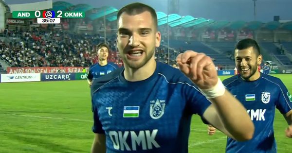 Srbin dao gol, pa čestitao Vaskrs usred Uzbekistana! /VIDEO/